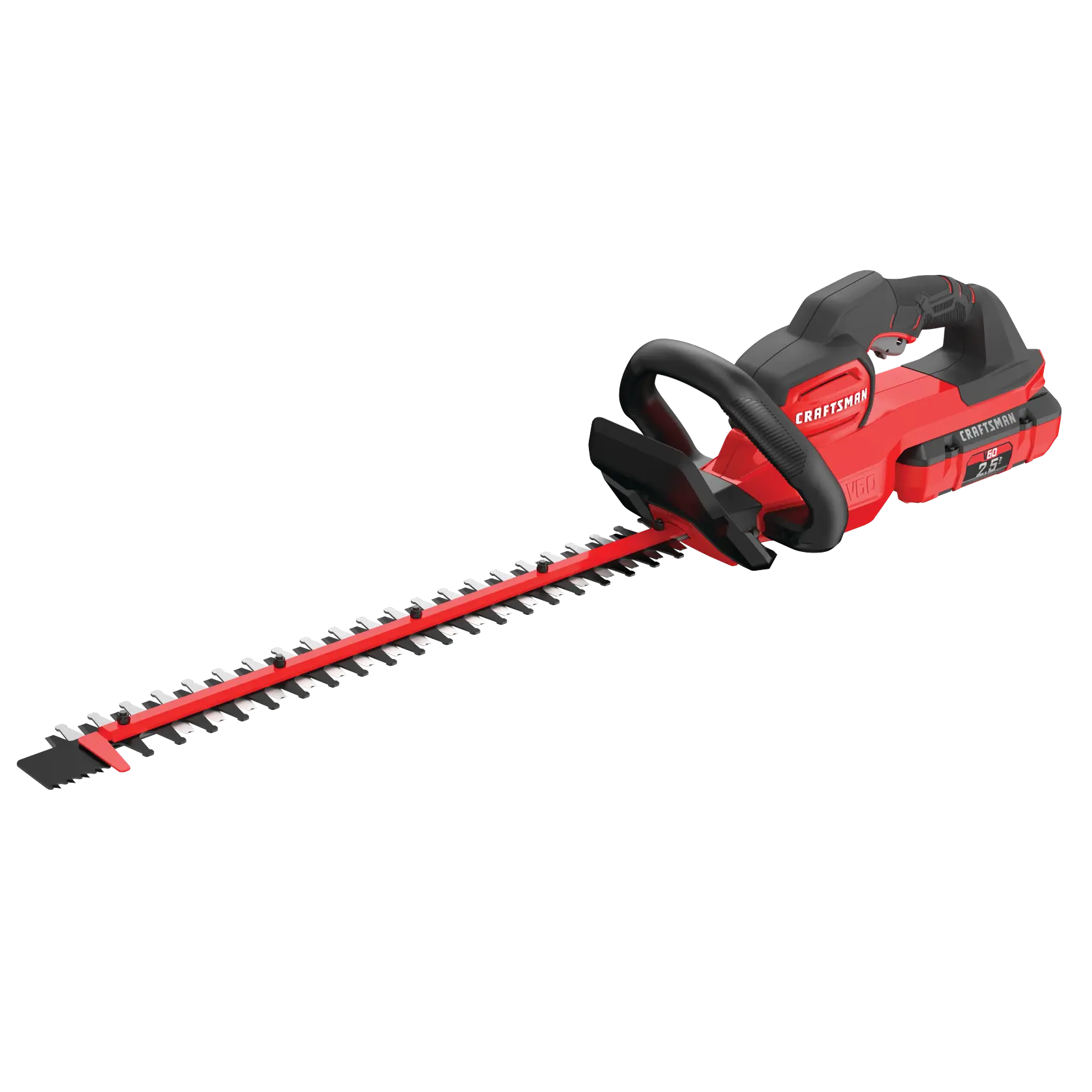 Cordless 24 inch hedge trimmer kit 2.5 Ampere hours.