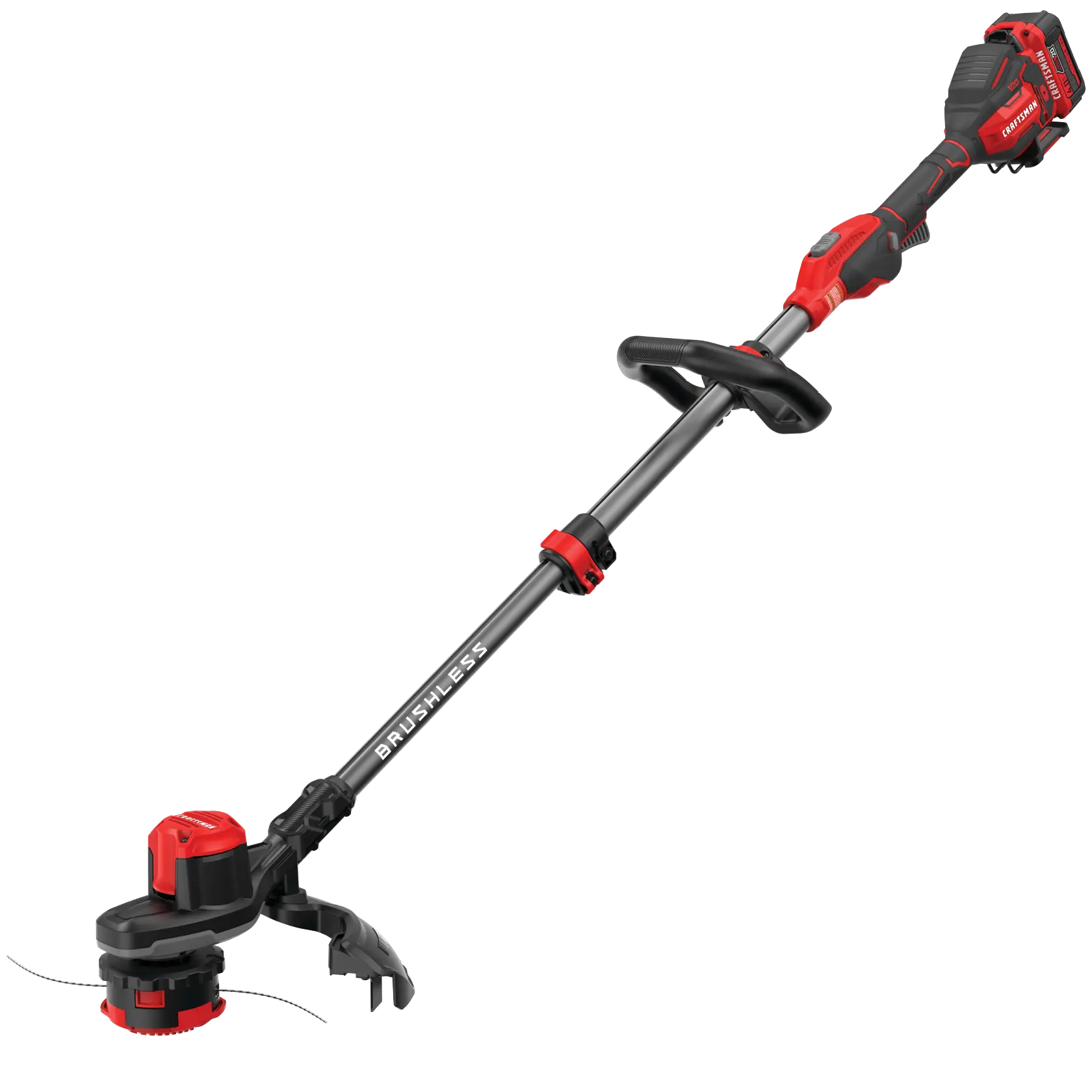 Weed wacker brushless cordless axial blower 4 amp hour.