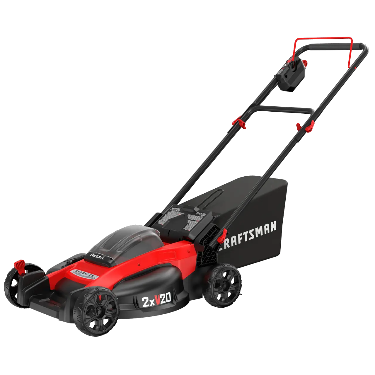 Left Angle View of V20 Walk-Behind Mower