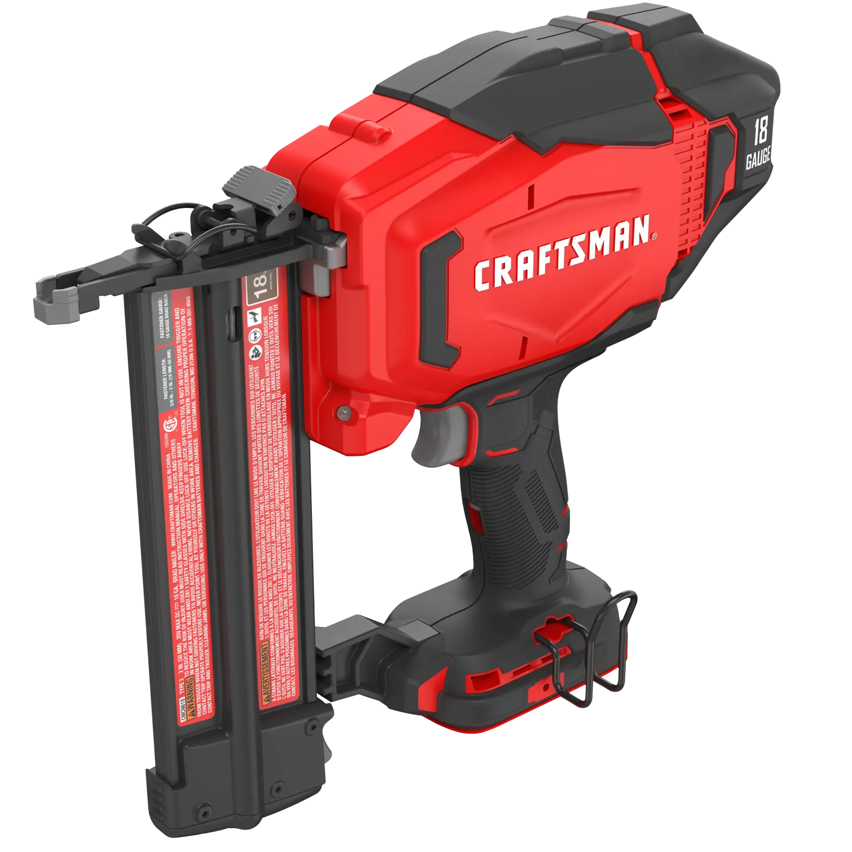 View of CRAFTSMAN Nailer: Brad on white background