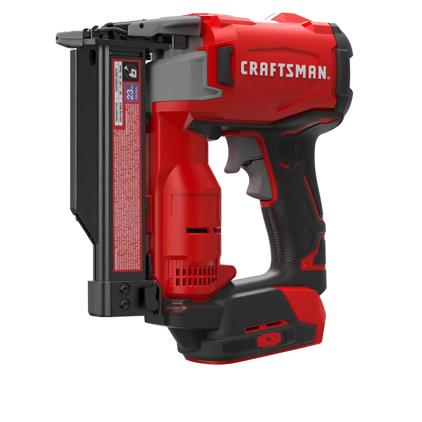 View of CRAFTSMAN Nailer: Pin on white background