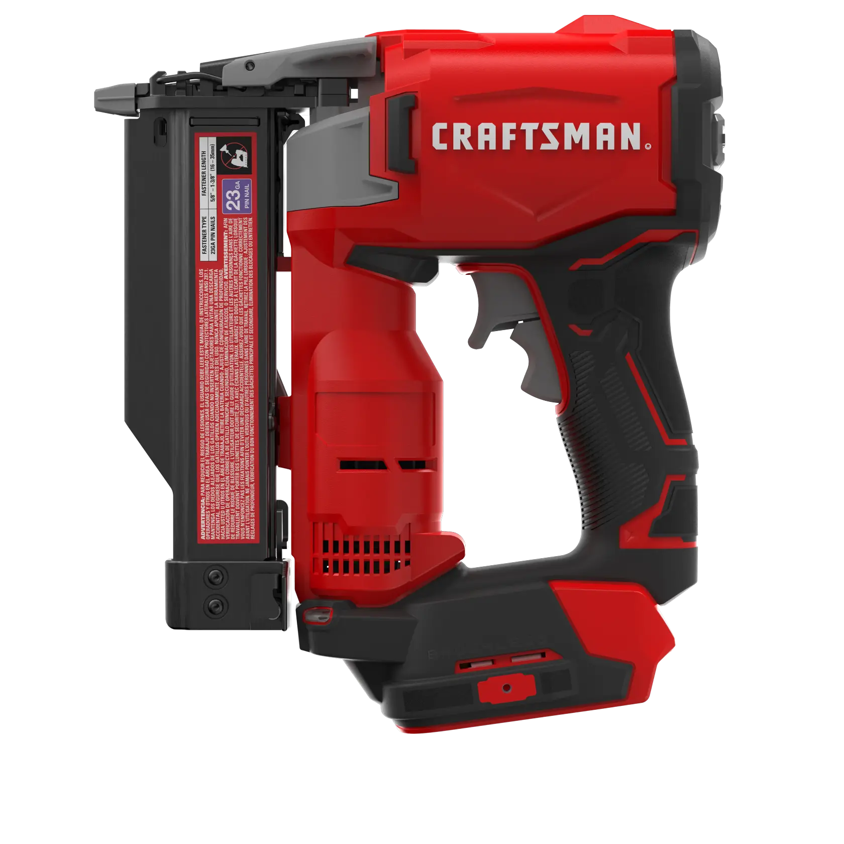 View of CRAFTSMAN Nailer: Pin on white background