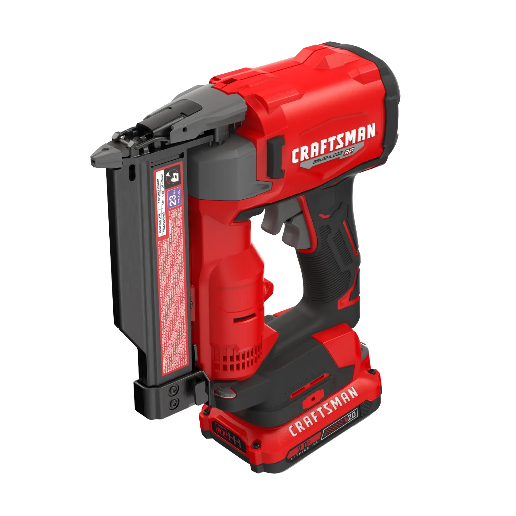 View of CRAFTSMAN Nailer: Pin on white background