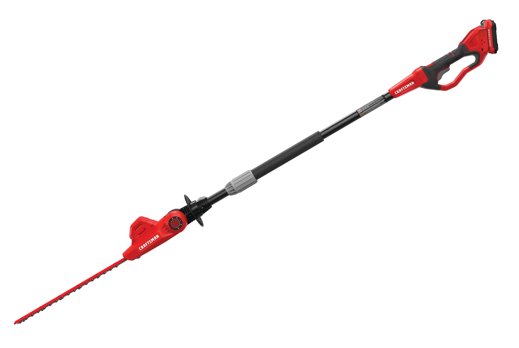20 volt 18 inch cordless pole hedge trimmer kit.