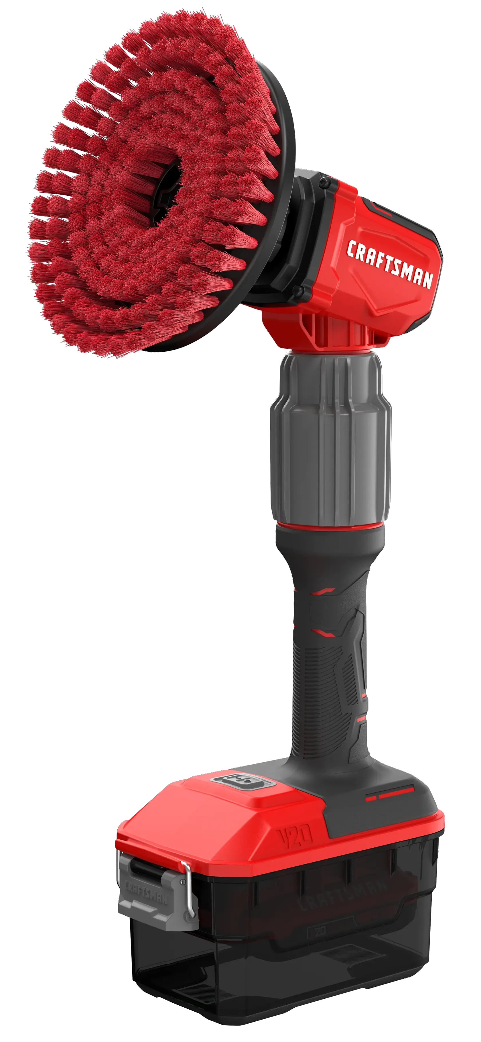 V20 Scrubber Pole OrientationLeft Angle Brush Tilted Up