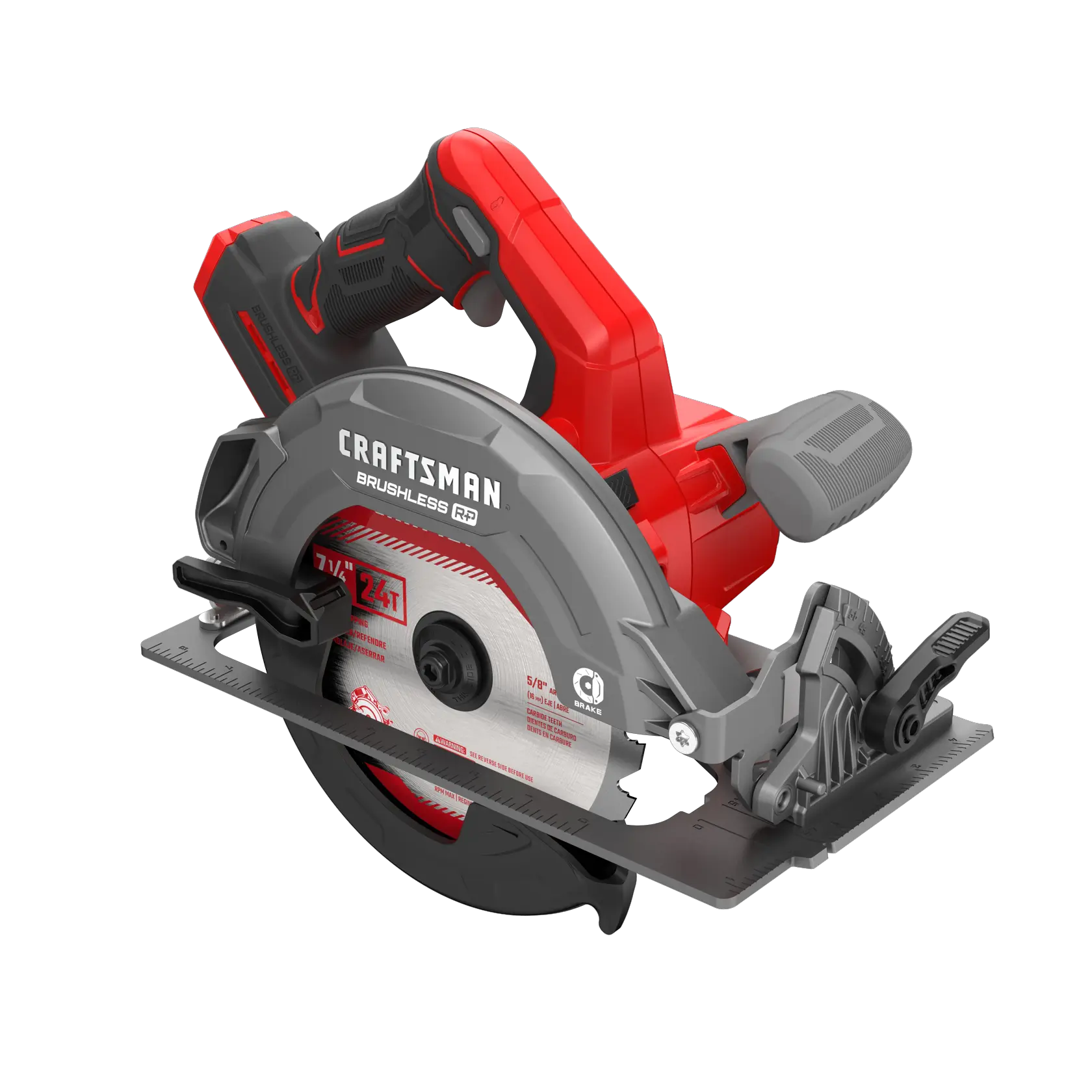 View of CRAFTSMAN Circular Saws on white background