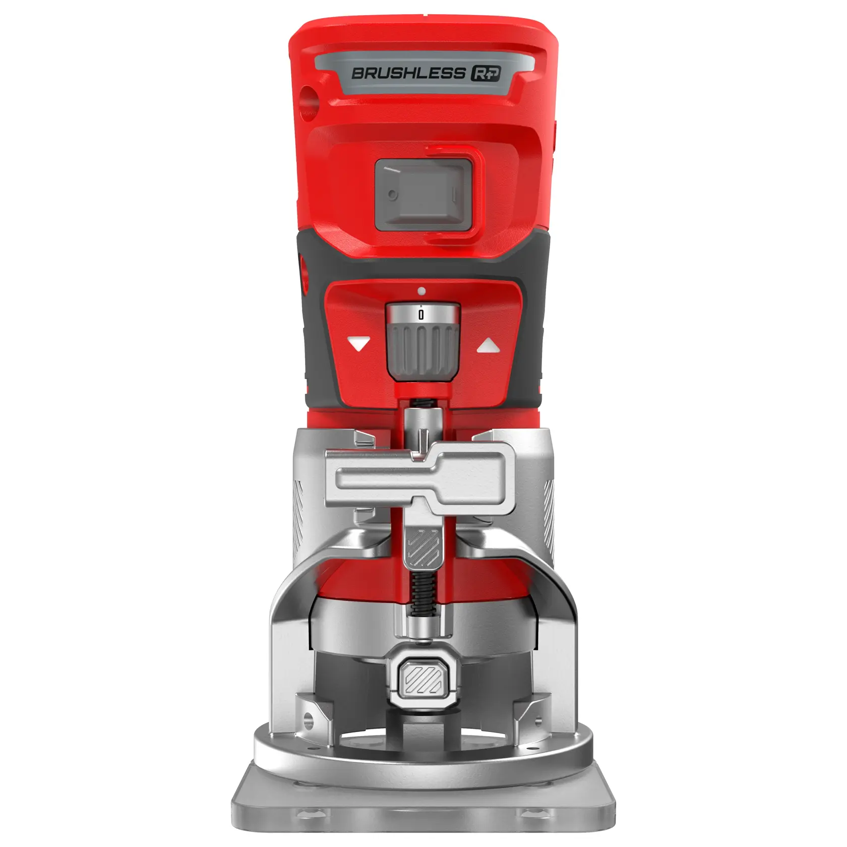 CRAFTSMAN V20 Brushless RP Fixed Base Router on White Background.