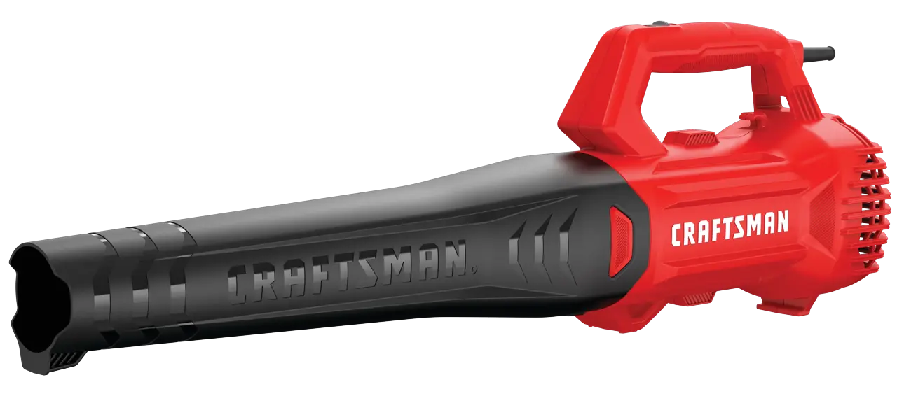 View of CRAFTSMAN Leaf Blowers on white background