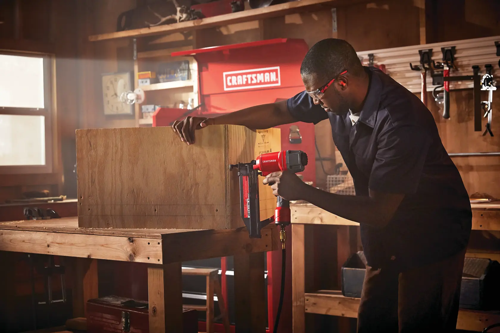 View of CRAFTSMAN Combo Kits: Power Tools  being used by consumer