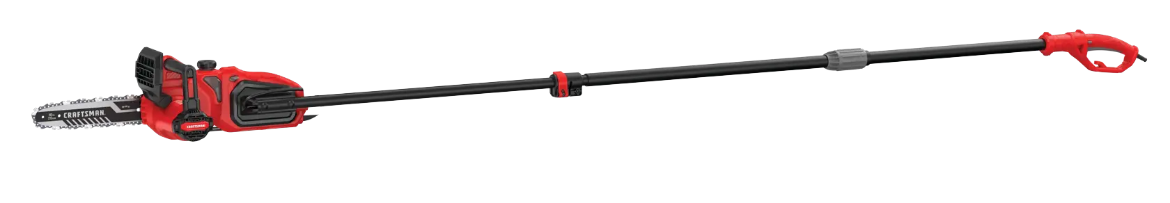 View of CRAFTSMAN Pole Saws on white background