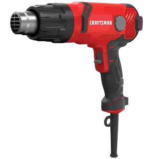 Profile of corded heat gun.