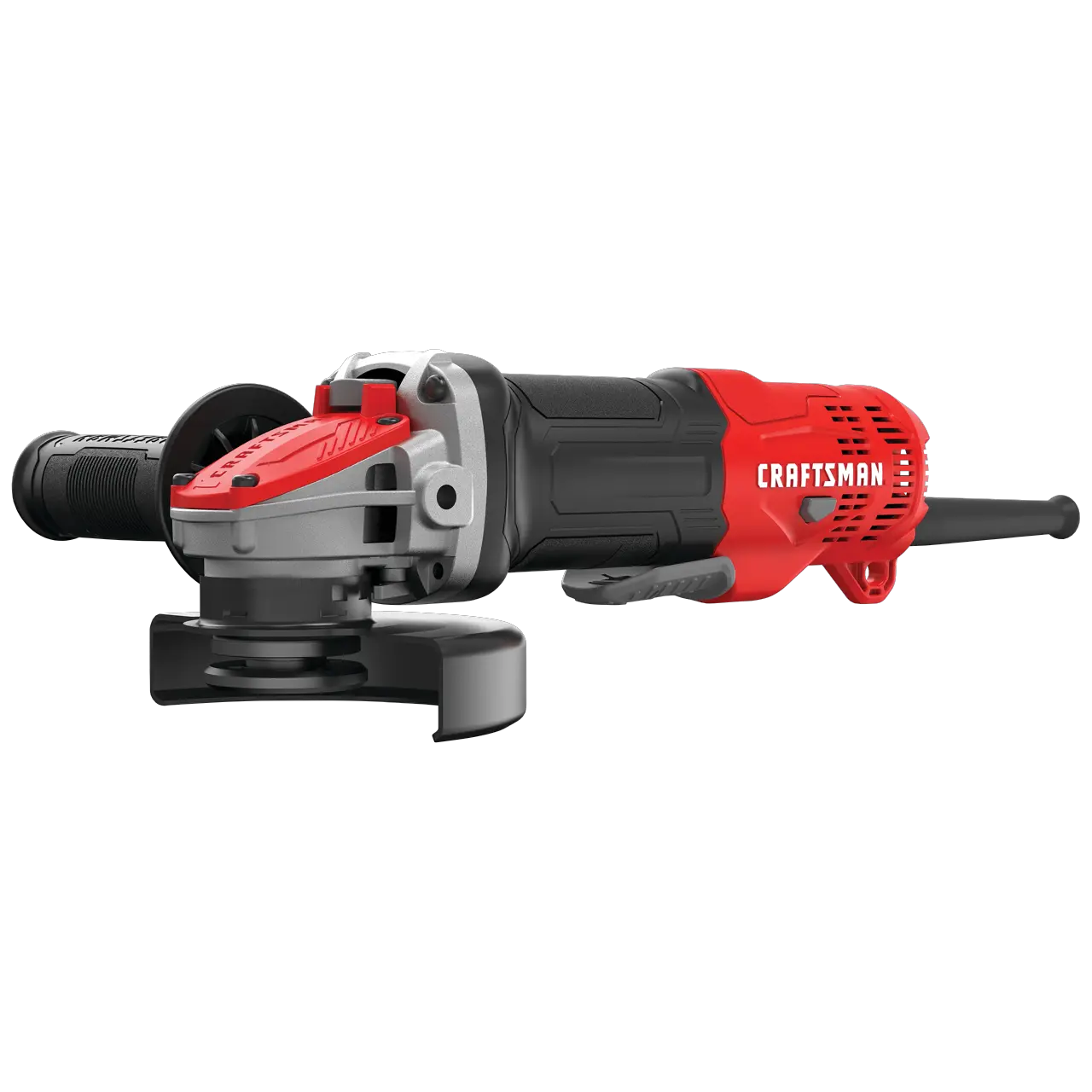 Profile of 7 dot 5 amp four and a half inch small angle grinder .