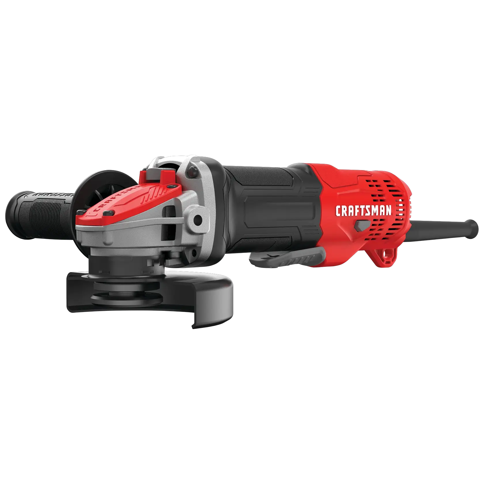 Profile of 7 dot 5 amp four and a half inch small angle grinder .