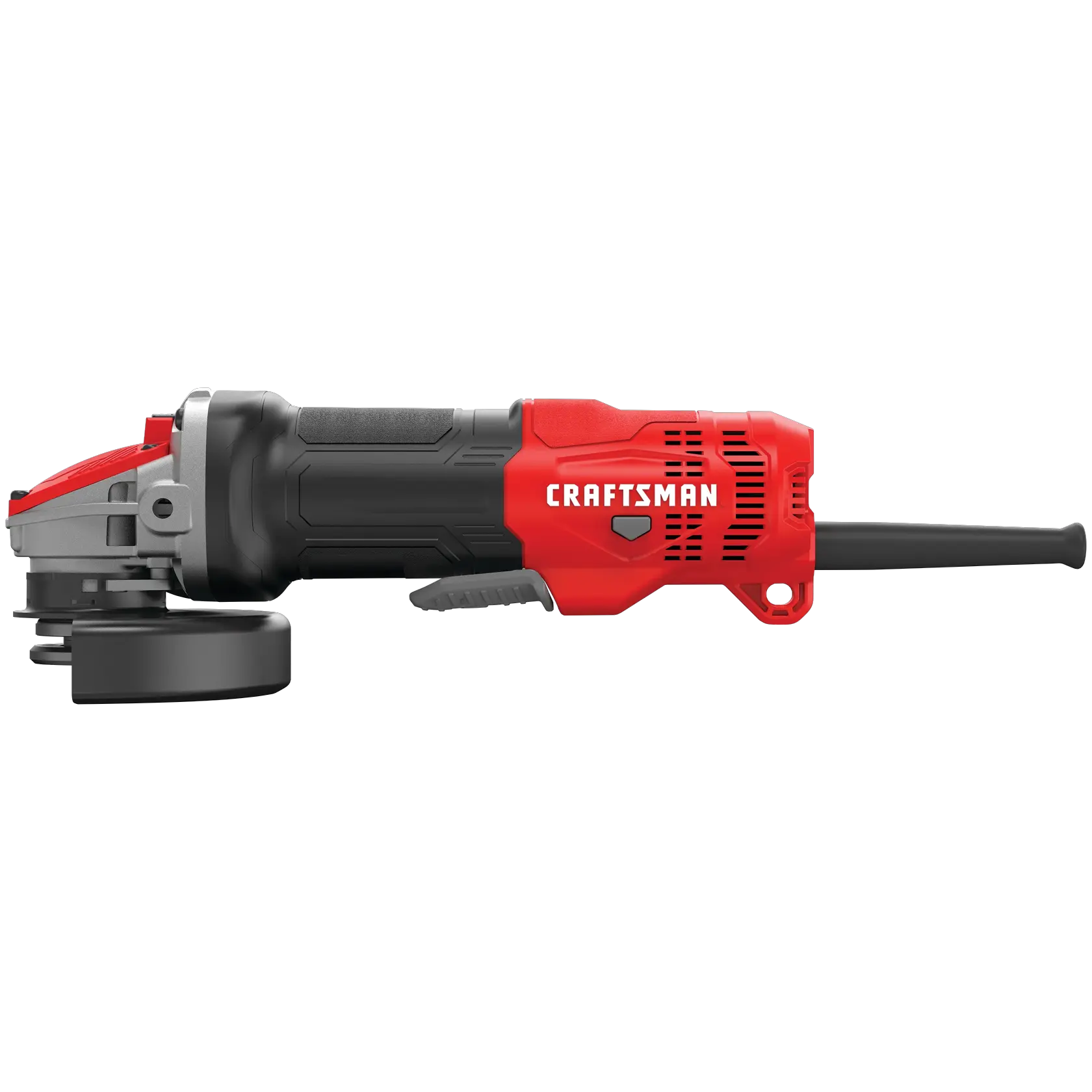 Right profile of 7 dot 5 amp four and a half inch small angle grinder .