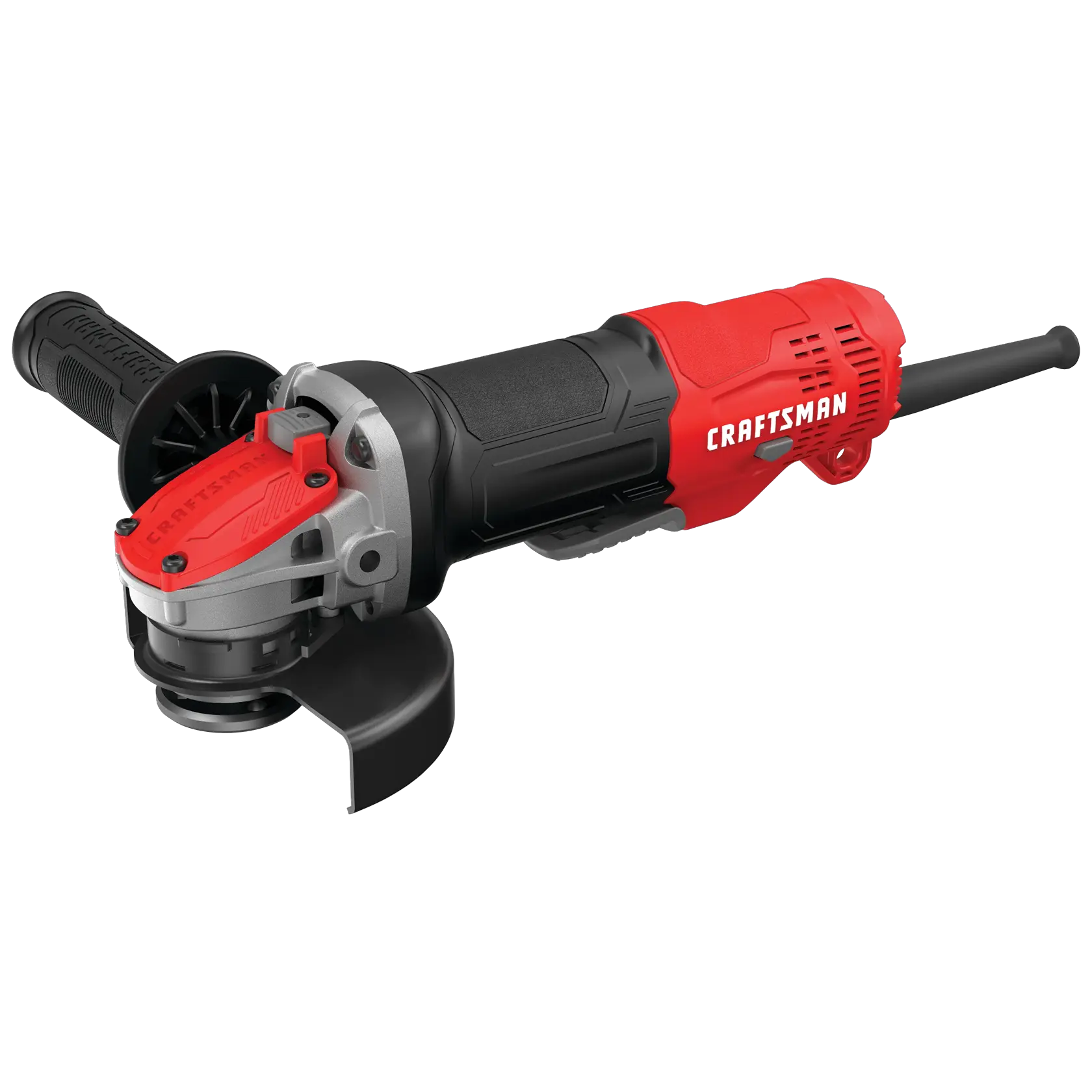 Profile of 7 dot 5 amp four and a half inch small angle grinder .