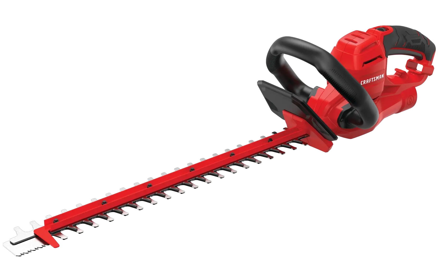 Right profile of 3 dot 8 amp 22 inches corded hedge trimmer.