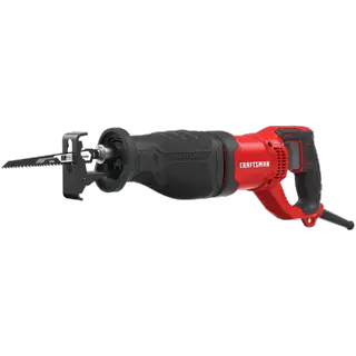 Profile of 7 dot 5 amp reciprocating saw.