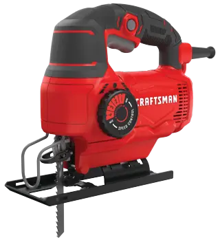 Profile of 5 amp variable speed jig saw .