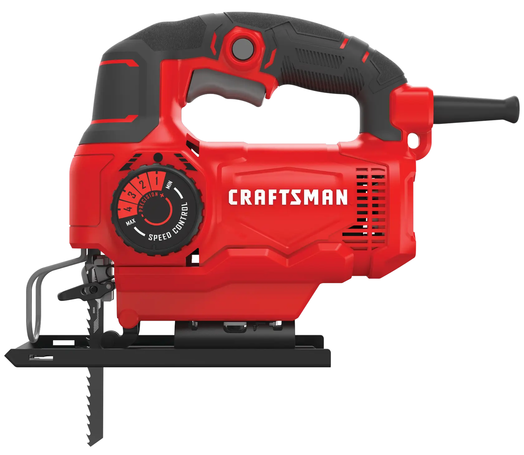 Right profile of 5 amp variable speed jig saw .