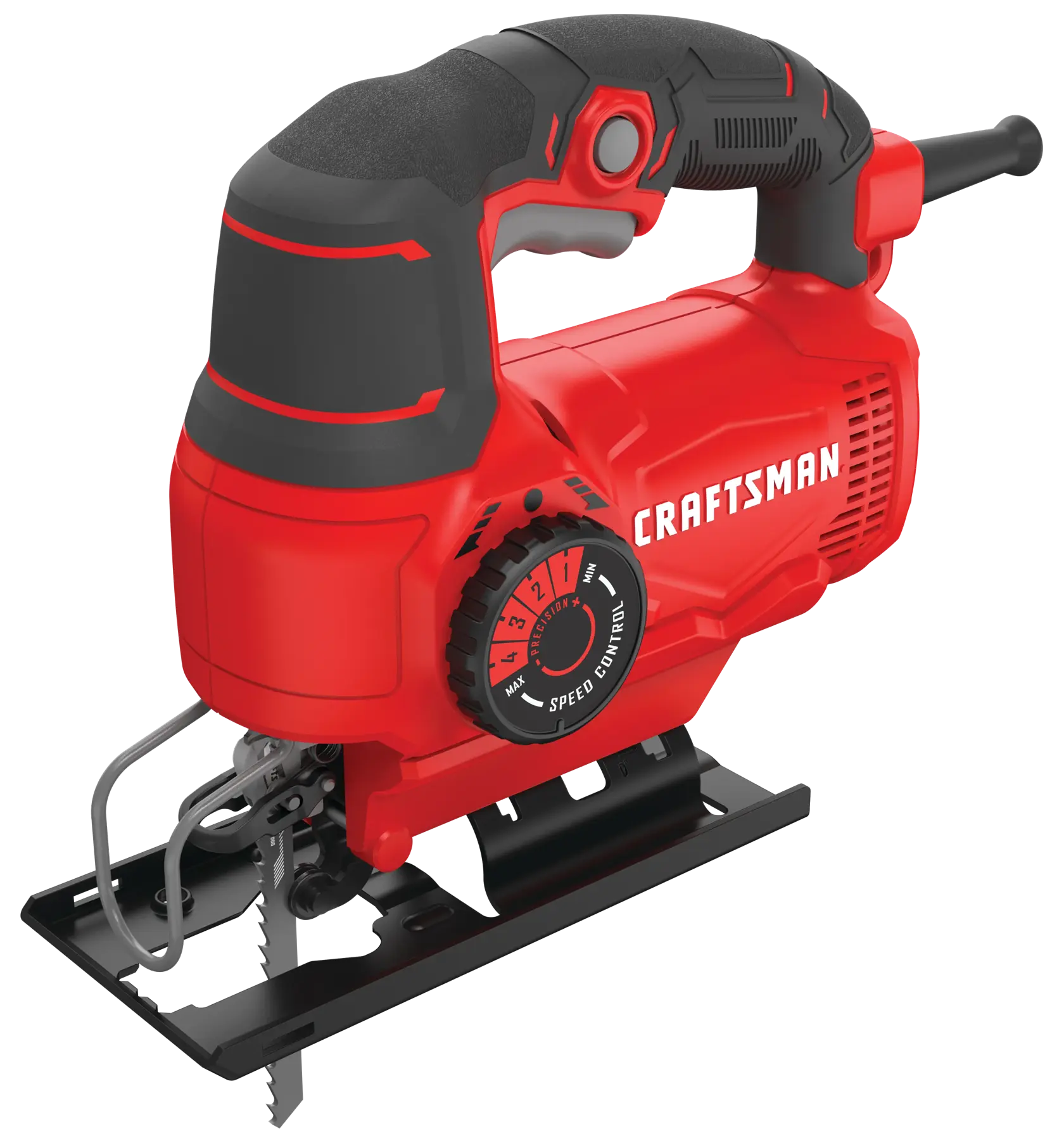 Right profile of 5 amp variable speed jig saw .