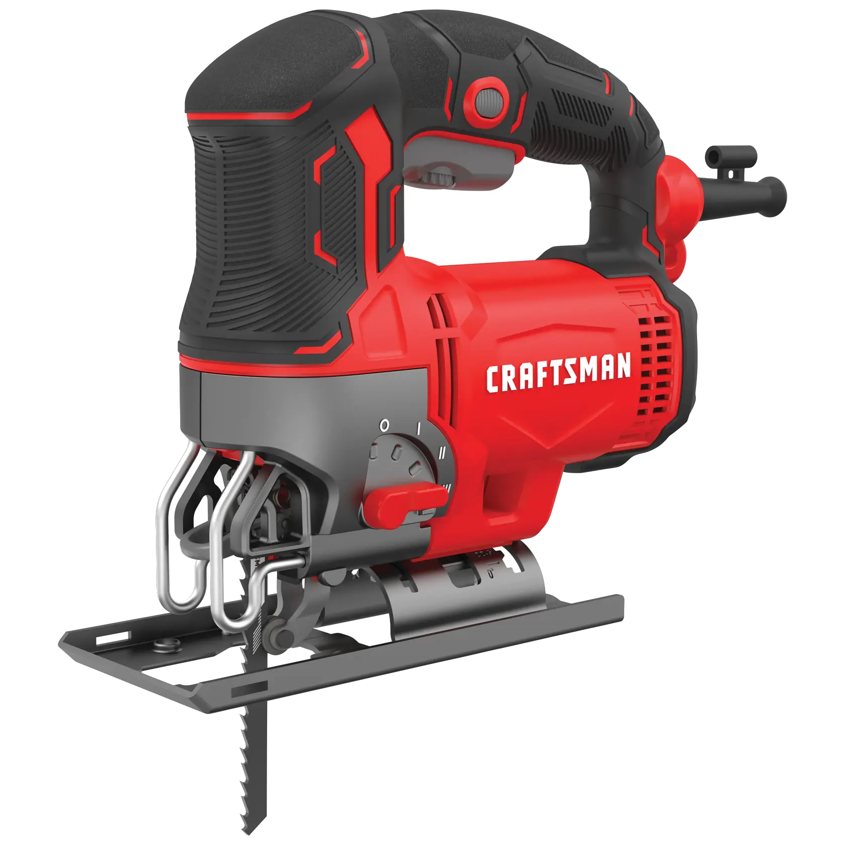Profile of 6 amp variable speed jig saw .