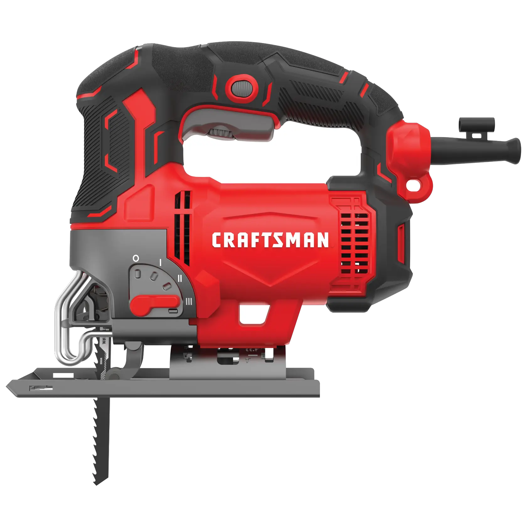 Right profile of 6 amp variable speed jig saw .
