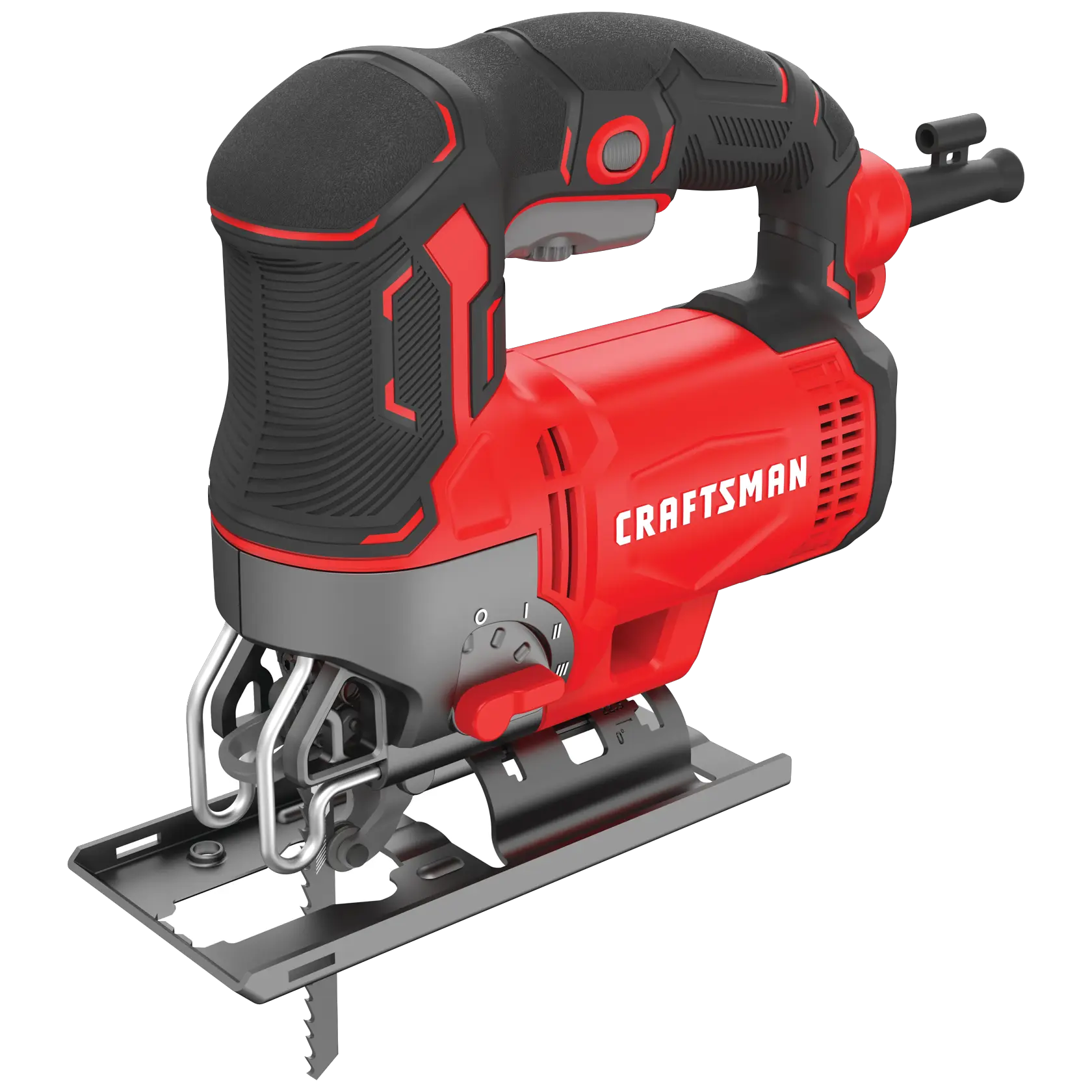 Profile of 6 amp variable speed jig saw .