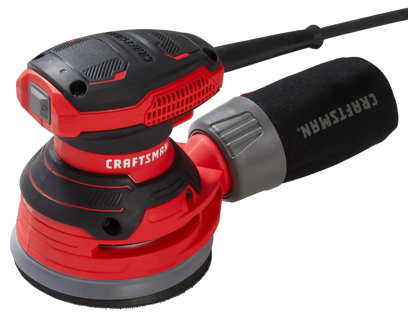 View of CRAFTSMAN Sander and additional tools in the kit
