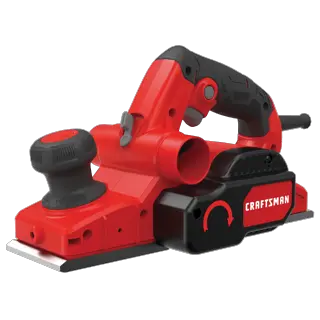 Profile of 6 amp handheld planer.