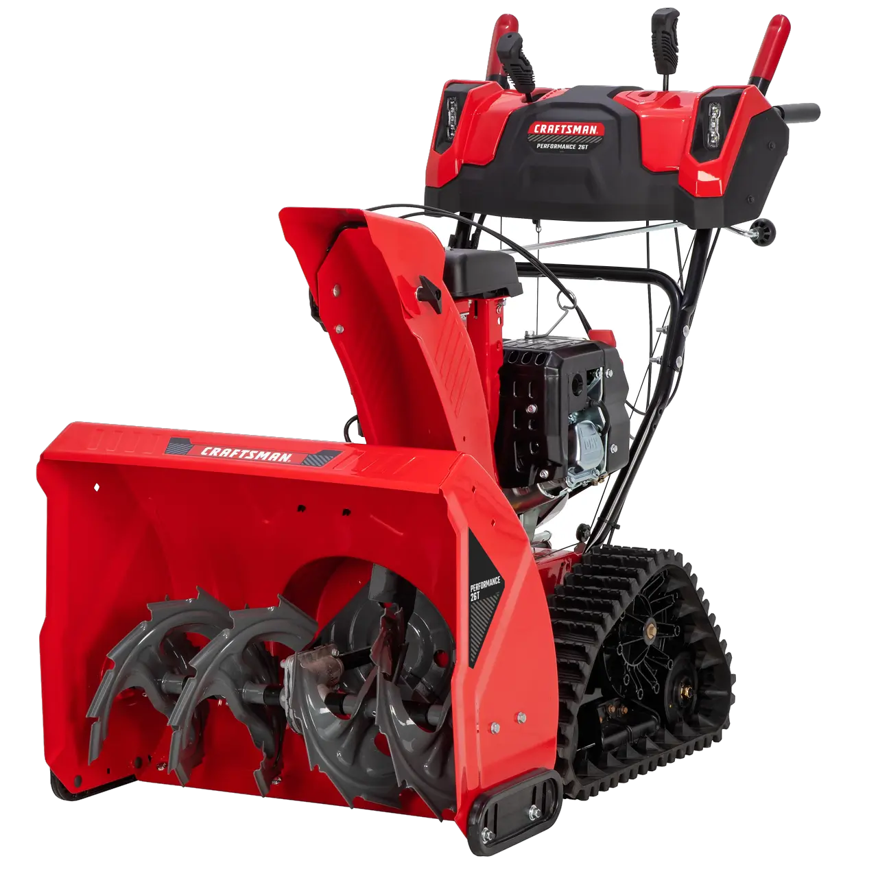 CRAFTSMAN Performance 26 Track Snowblower left side ¾ view