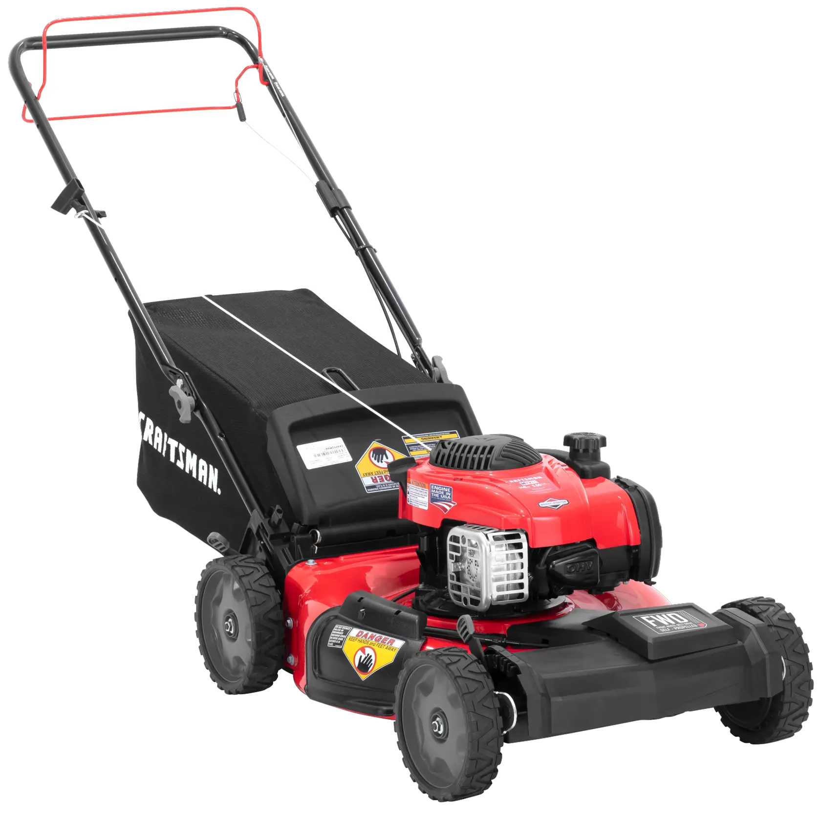 M220 140-cc 21-in Self-propelled Gas Push Lawn Mower with Briggs & Stratton 140cc Engine