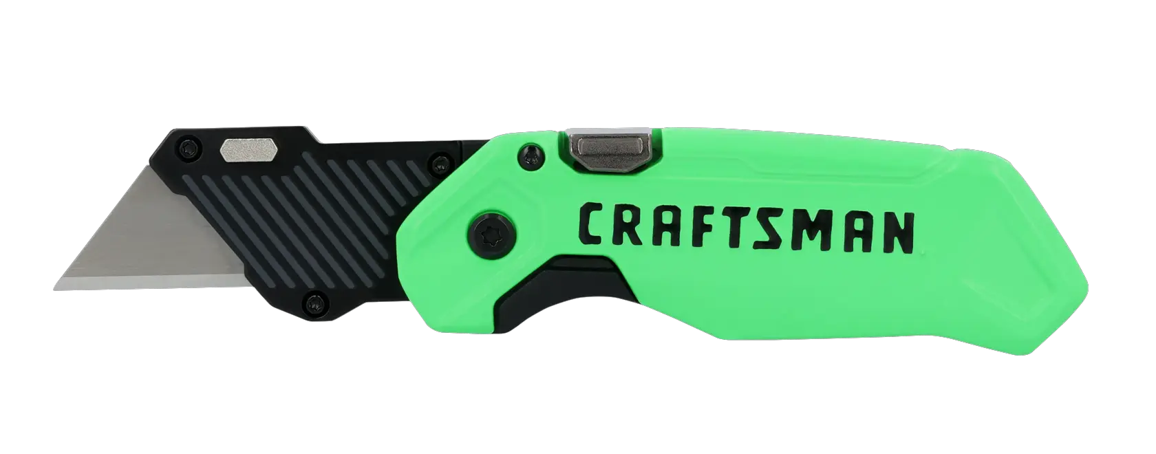 CRAFTSMAN CMHT10352 HiVis Folding Utility Knife w/ One Blade Storage beauty image