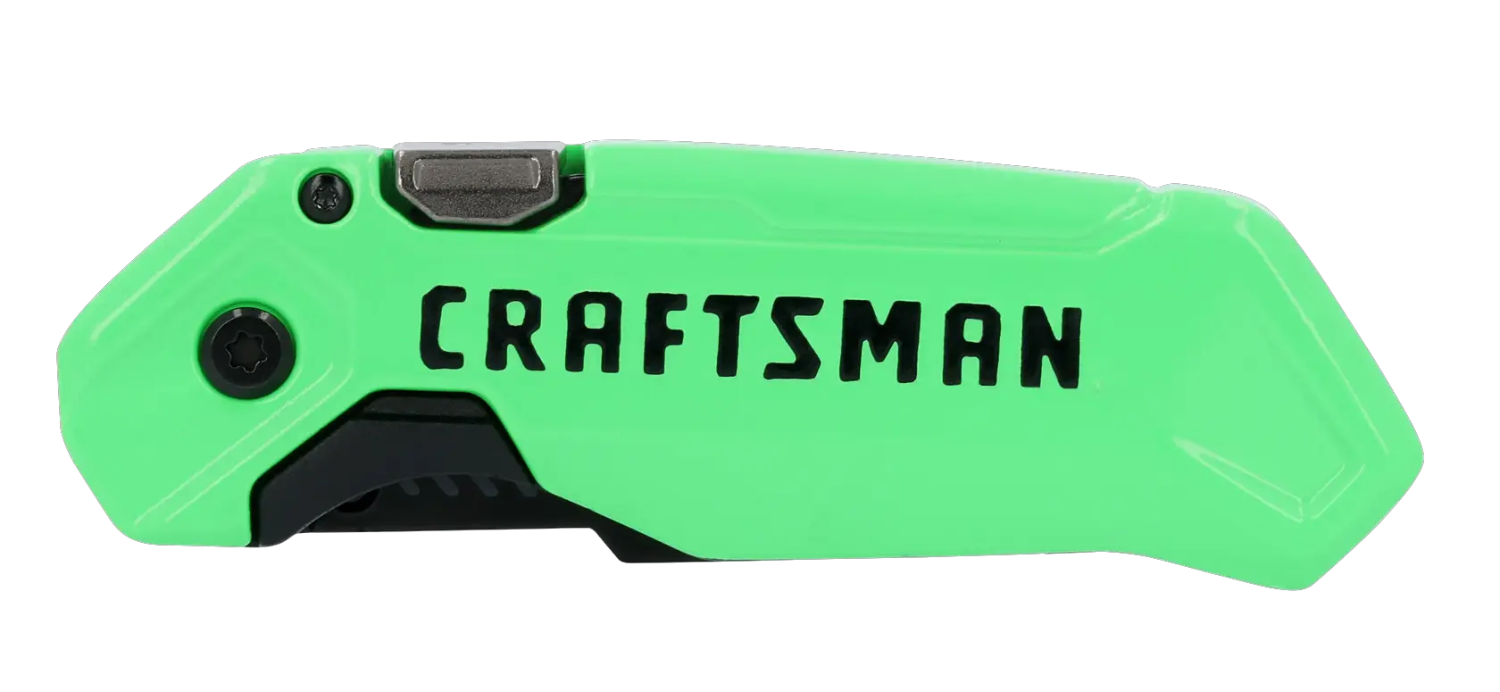 CRAFTSMAN CMHT10352 HiVis Folding Utility Knife w/ One Blade Storage beauty image