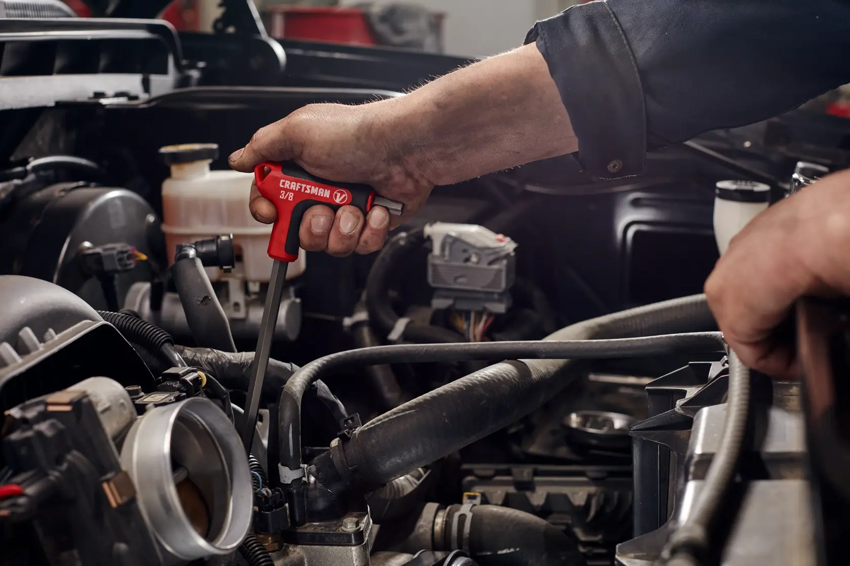 View of CRAFTSMAN Screwdrivers: Hex Keys  being used by consumer