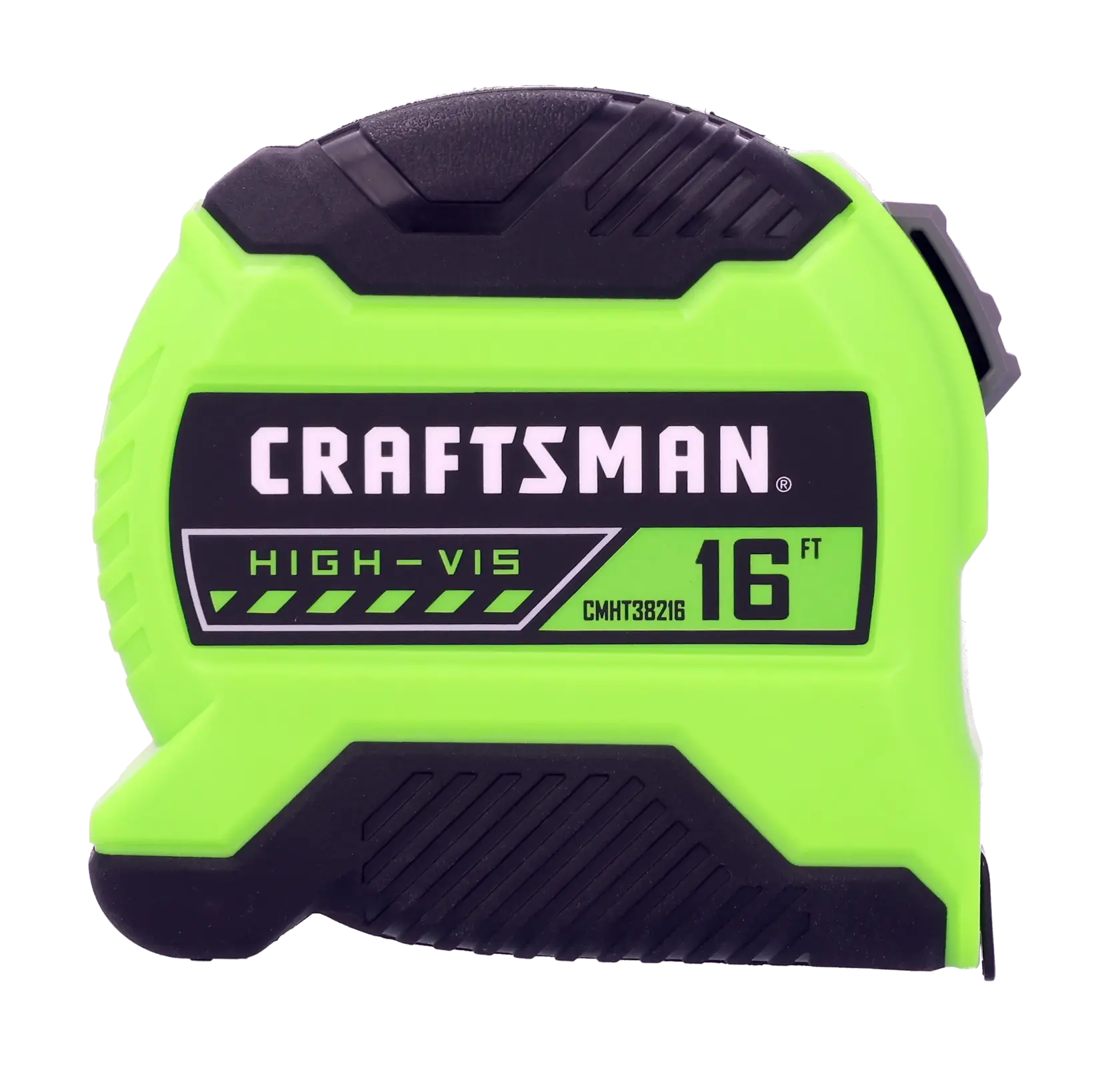 CRAFTSMAN CMHT38216S CRAFTSMAN HIGH VIS 16' TAPE MEASURE front view.