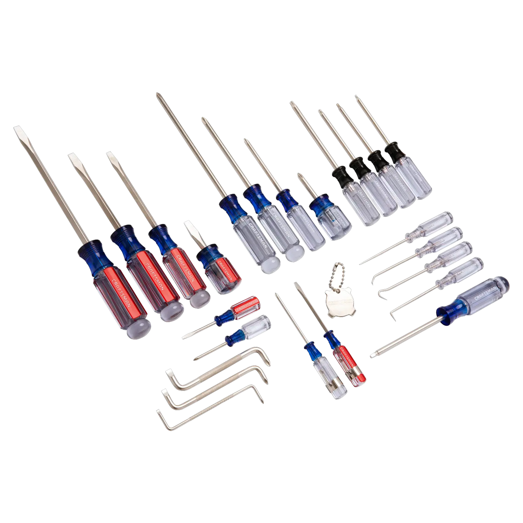 View of CRAFTSMAN Screwdrivers: Acetate on white background