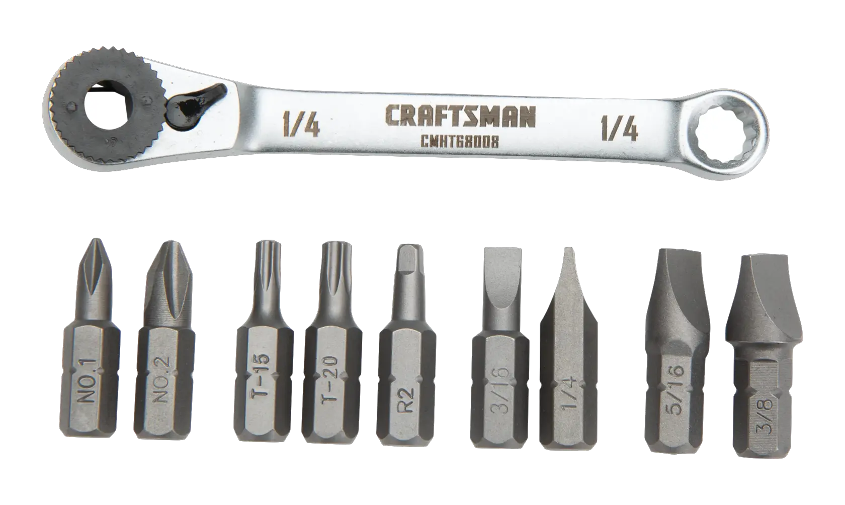 CRAFTSMAN 10-Piece Ratcheting Offset Multi-Bit Screwdriver Set