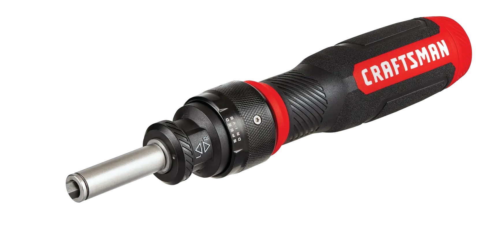 View of CRAFTSMAN Screwdrivers on white background