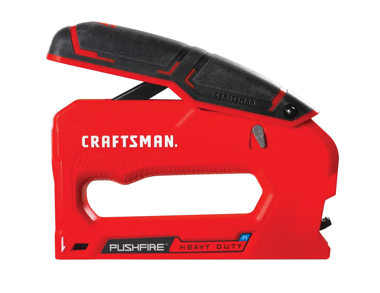 View of CRAFTSMAN Staplers on white background