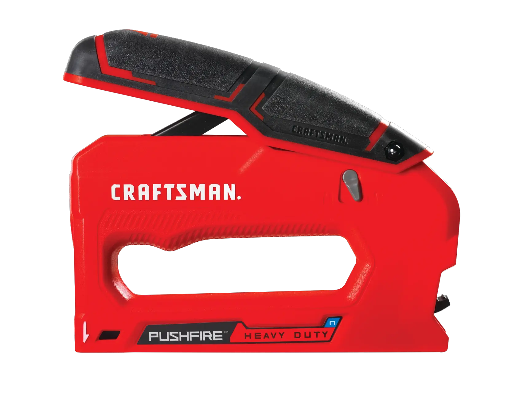 View of CRAFTSMAN Staplers on white background