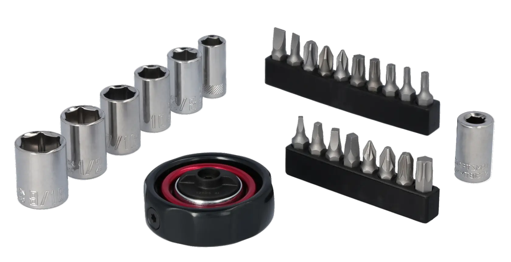 CRAFTSMAN CMMT12004LZ 26PC PALM RATCHET kit set view.