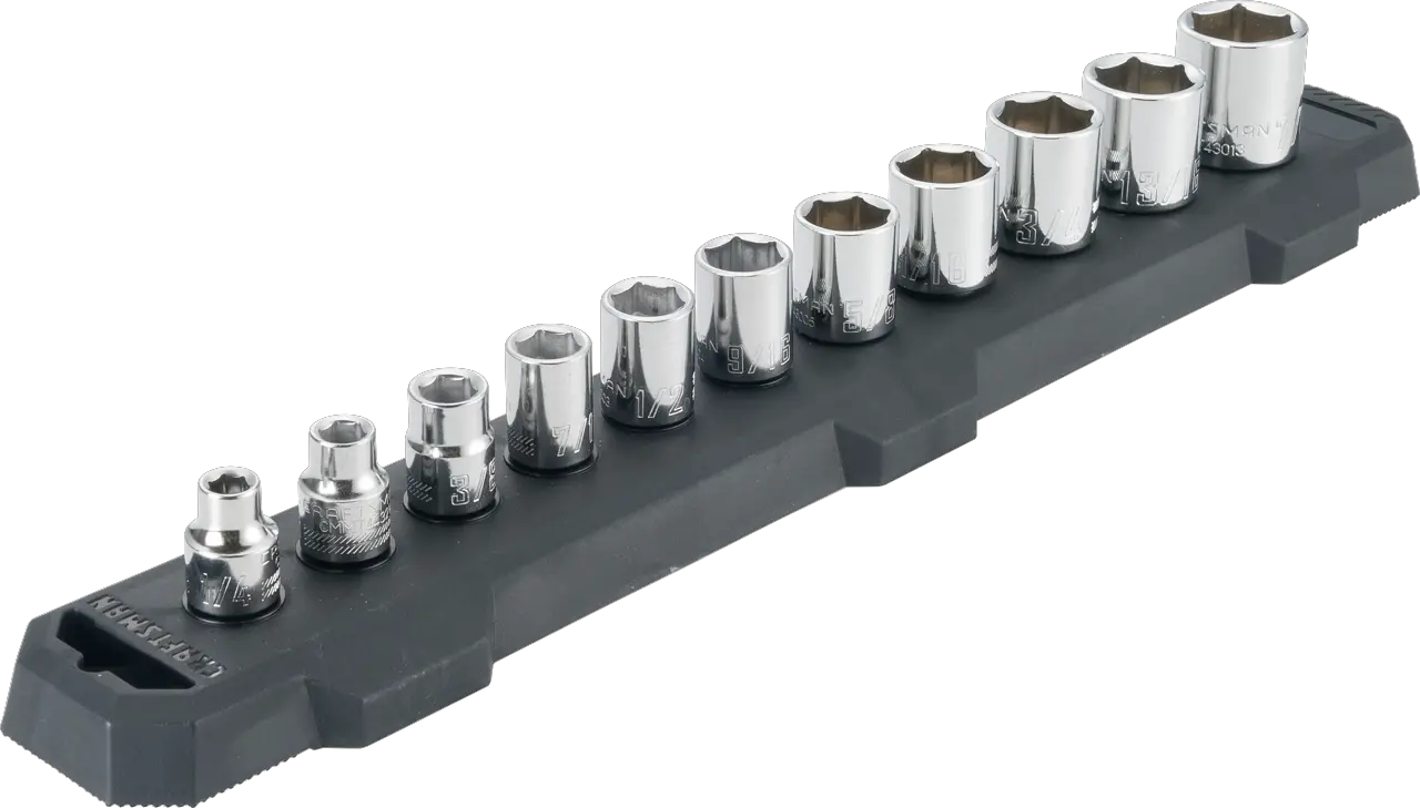 View of CRAFTSMAN Sockets: 6-Point on white background