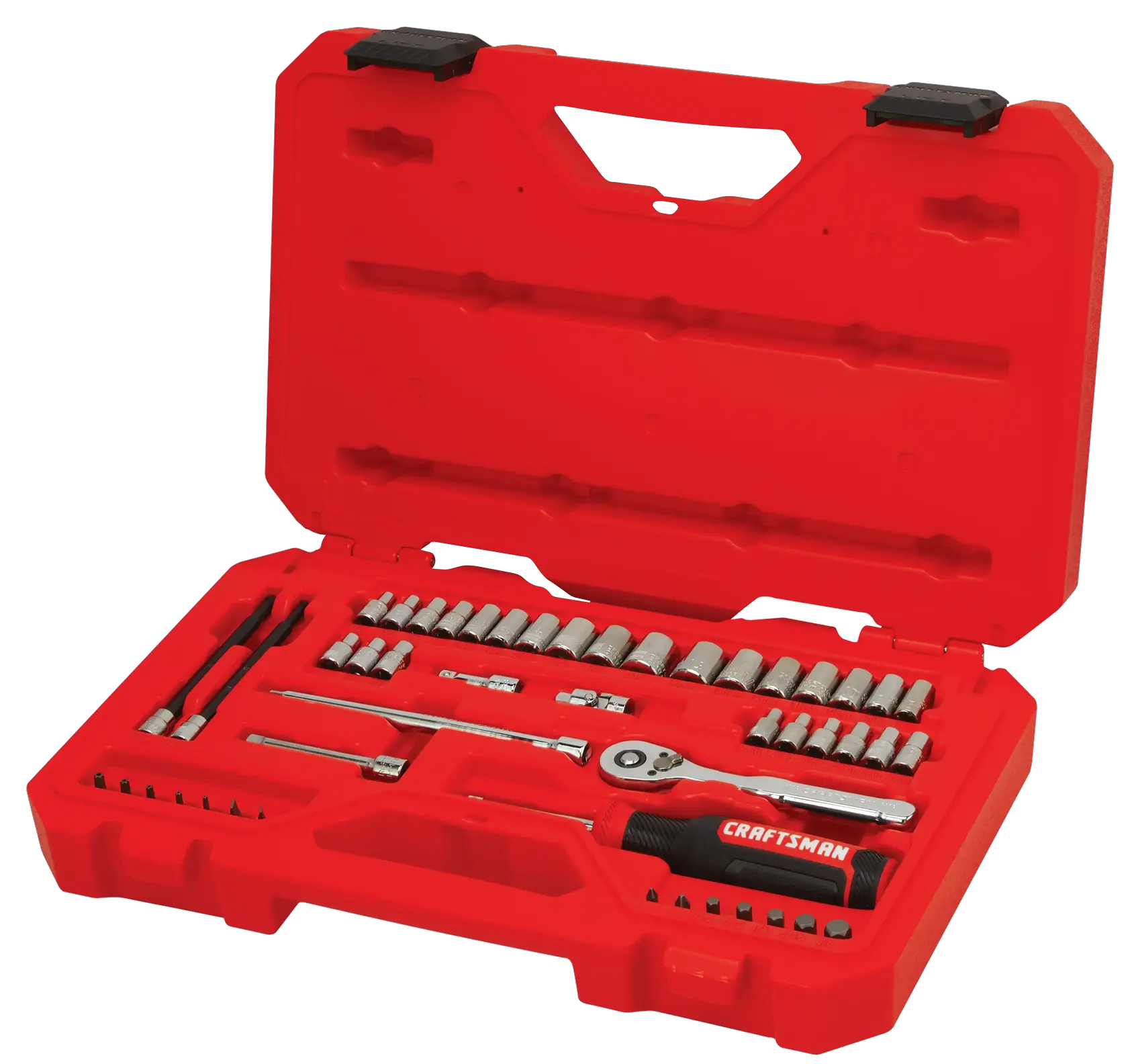 48PC 1/4IN DR MECH SET LOW PROFILE in case.