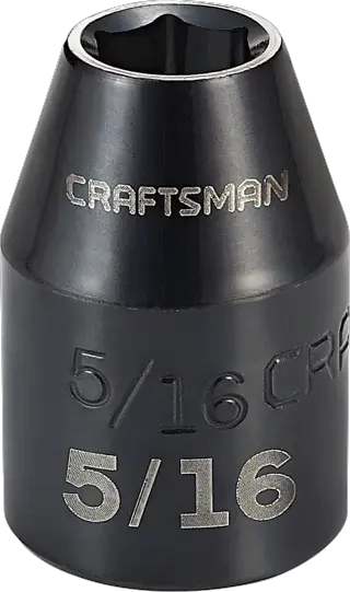 3 eighths inch drive 5 sixteenth inch s a e impact shallow socket.
