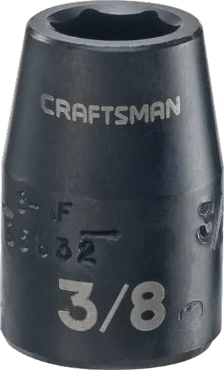 3 eighths inch drive 3 eighths inch s a e impact shallow socket.
