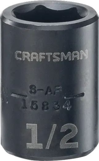3 eighths inch drive half inch s a e impact shallow socket.