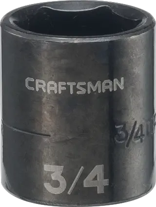 3 eighths inch drive 3 quarters inch s a e impact shallow socket.
