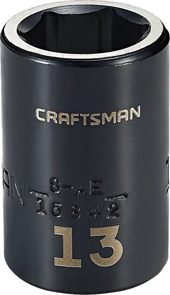 View of CRAFTSMAN Sockets: Shallow on white background