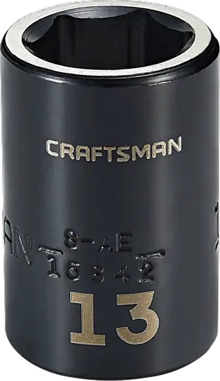 View of CRAFTSMAN Sockets: Shallow on white background