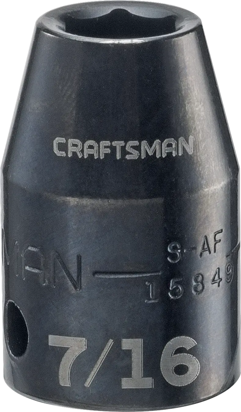 View of CRAFTSMAN Sockets on white background
